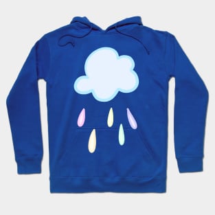 Pastel Rainbow Rain Cloud Hoodie